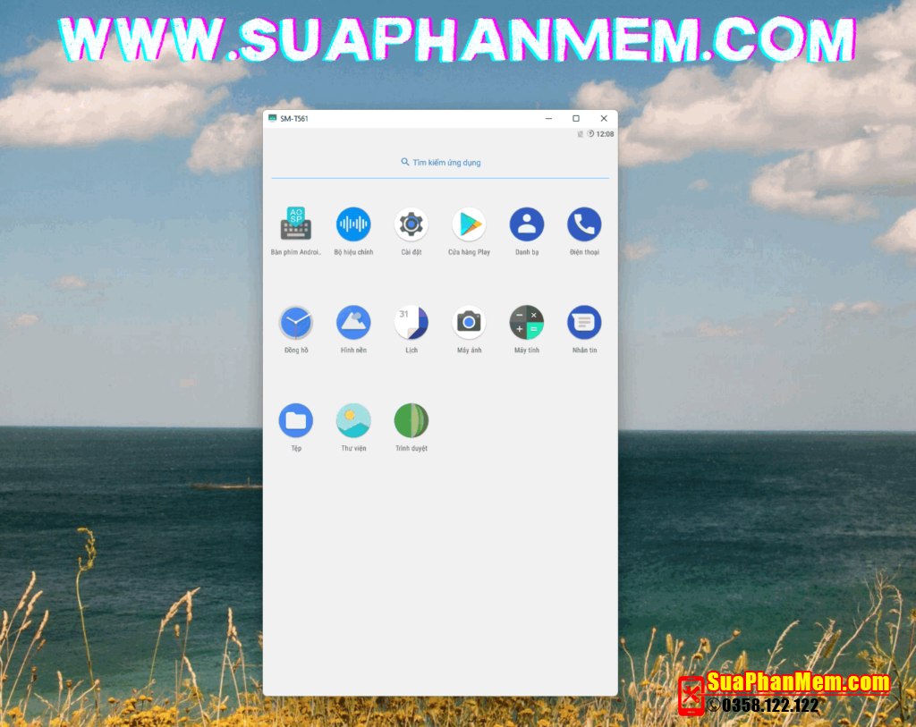 Nâng cấp Android 7.1.2 Samsung Tab E SM-T560 SM-T561Y cài Zoom, Meet