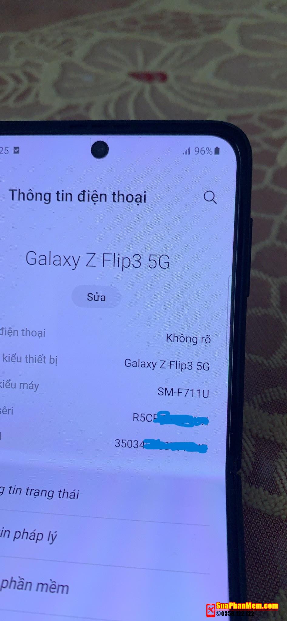 Unlock Mở Mạng Samsung Z Flip 3 5G Sm-F711U (Tmobile) Vĩnh Viễn -  Suaphanmem.Com