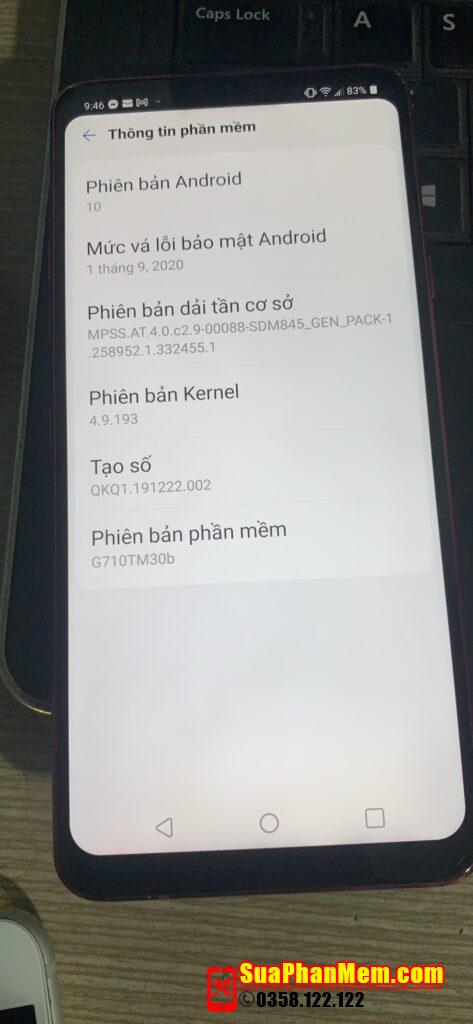 Mở mạng LG G7 ThinQ G710TM T-MOBILE thành công