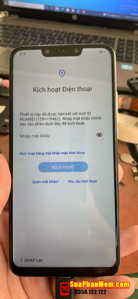 Nova 3 PAR-AL00 Huawei ID xoá thành công