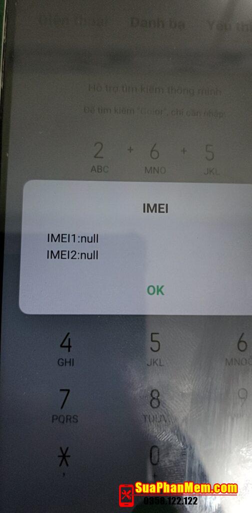 Oppo A31 mất imei, sửa lỗi mất sóng Oppo A31 do cập nhật phần mềm