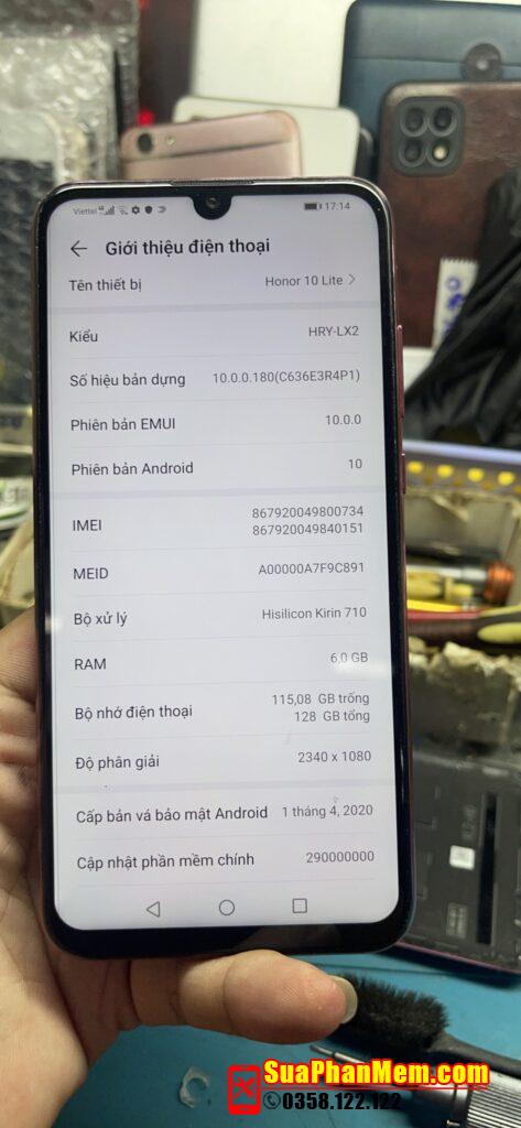 Huawei HRY-AL00a convert global | Up rom quốc tế Honor 10 Lite