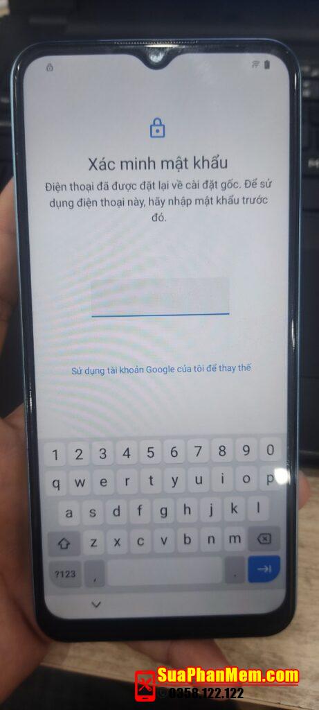 Phá xác minh mật khẩu tài khoản Google Vivo Y02S V2203