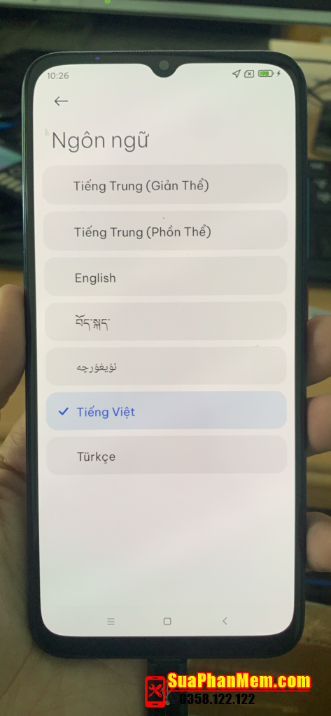 Cài rom tiếng Việt Redmi 10X 5G ATOM