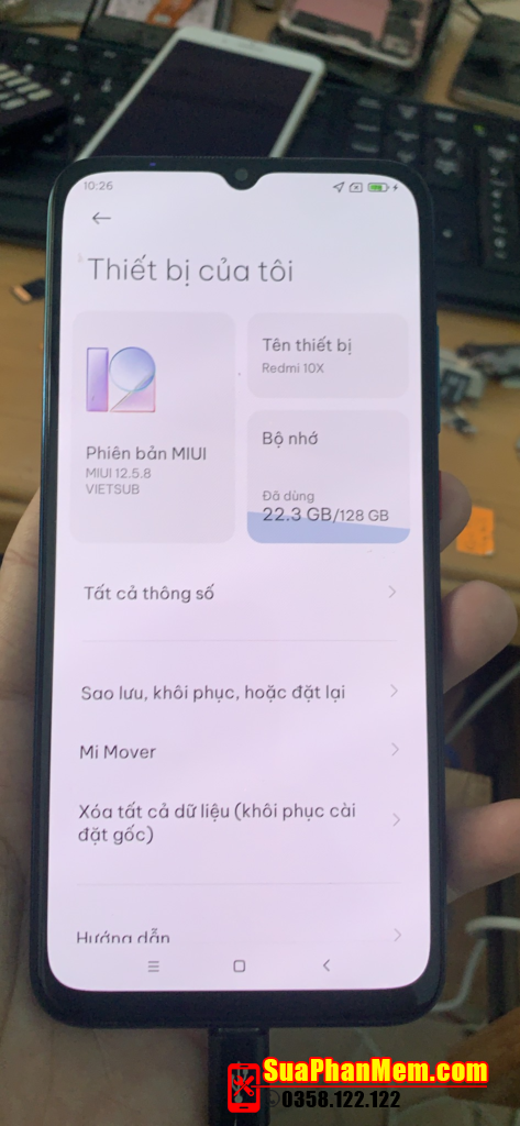 Cài rom tiếng Việt Redmi 10X 5G ATOM
