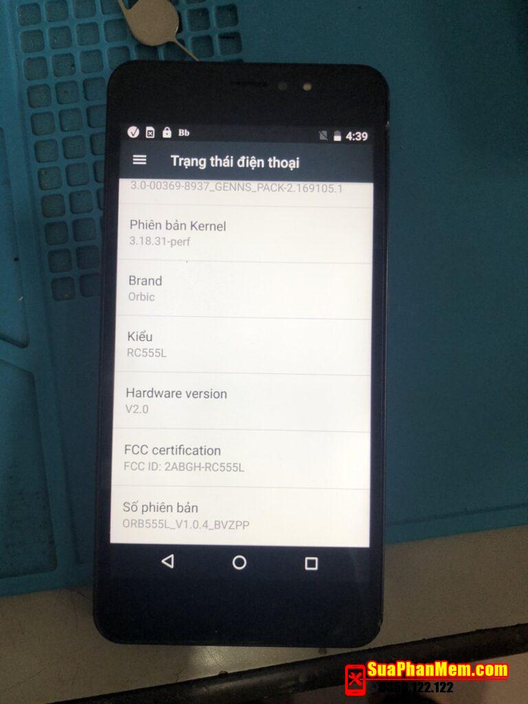 Orbic RC555L khoá mạng mở unlock thành công