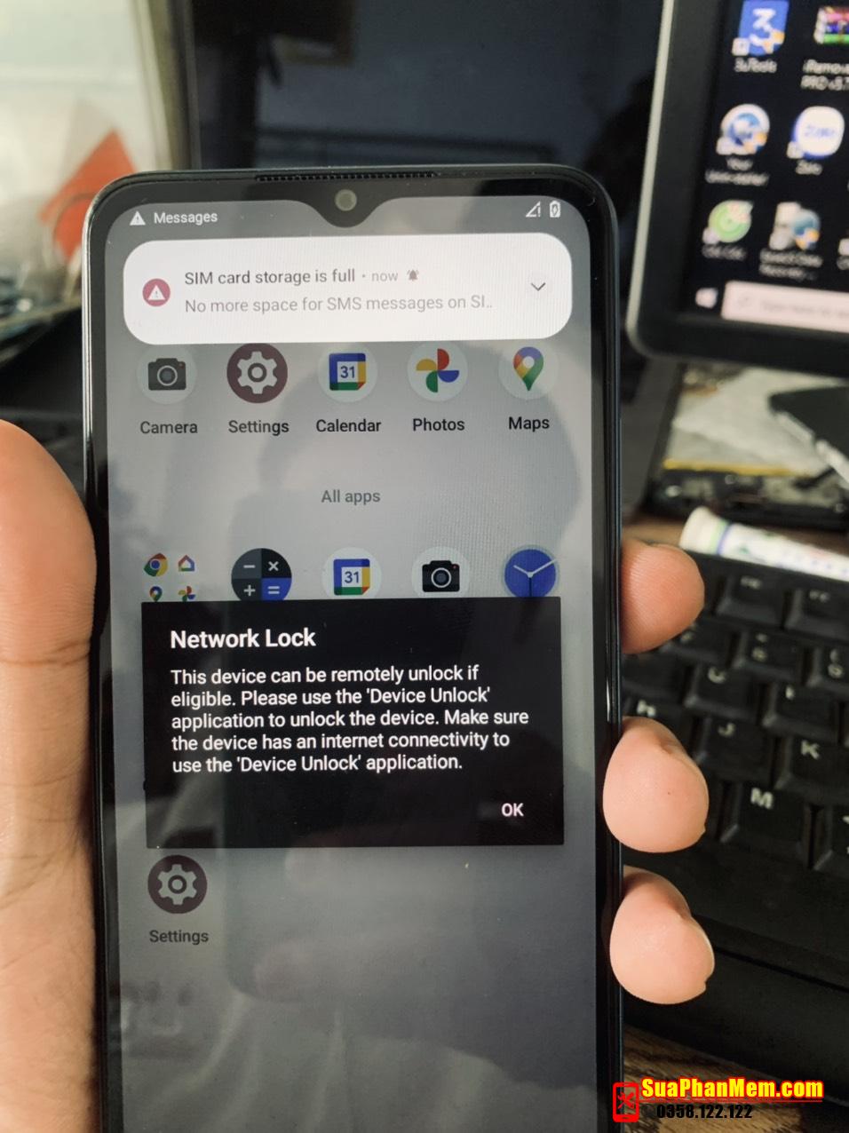 Mở mạng TMobile REVVL 6 Unlock network REVVL6 TMAF025G