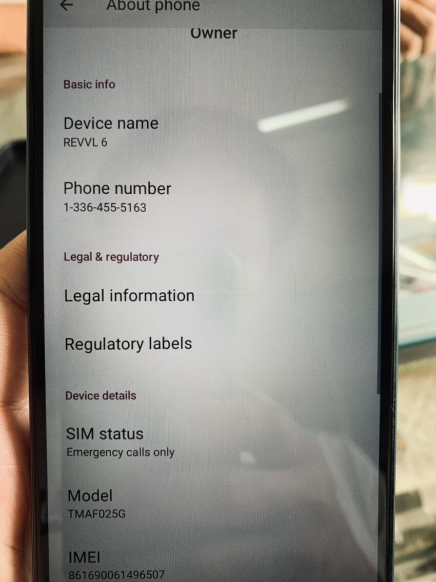 Pantalla Táctil Lcd Para T-mobile Revvl 6 Tmaf025g | Meses Sin Interés - Foto 3