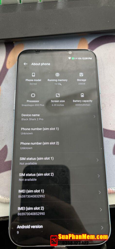 Black Shark 2 Pro nạp tiếng Việt - DLT-A0 convert global không cần unlock bootloader