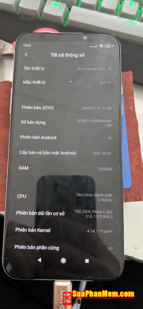 Black Shark 2 Pro nạp tiếng Việt - DLT-A0 convert global không cần unlock bootloader