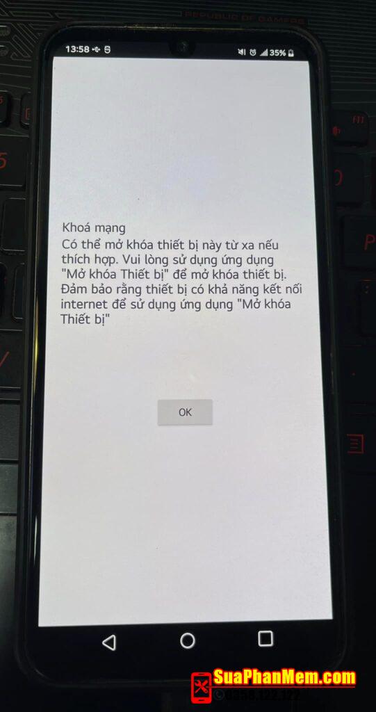 LG V60 V600TM T-Mobile mở mạng unlock sim