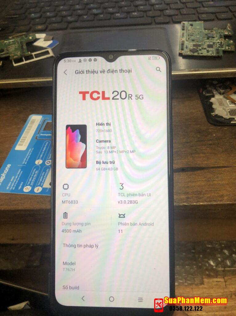 Unlock mở khoá mạng TCL 20R 5G | T767H Unlock Network