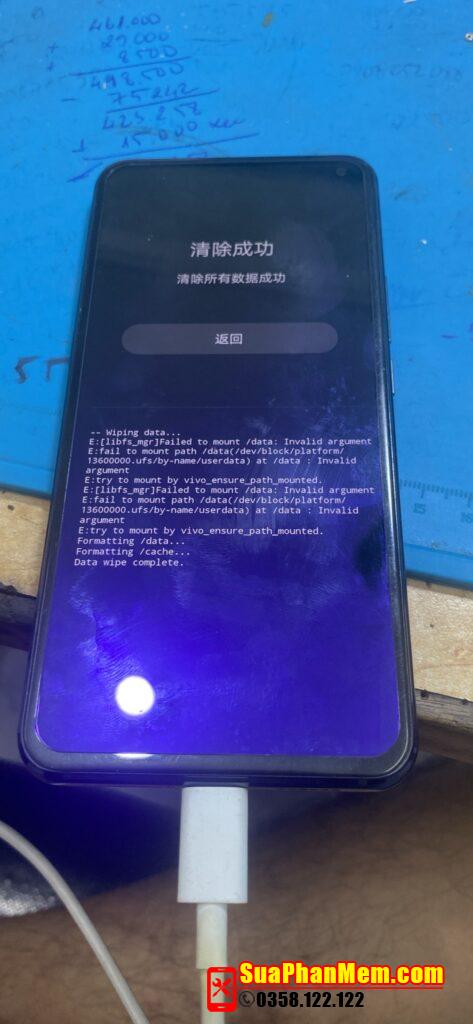 Vivo X30 V1938CT xoá mật khẩu mã bảo vệ screenlock OK!