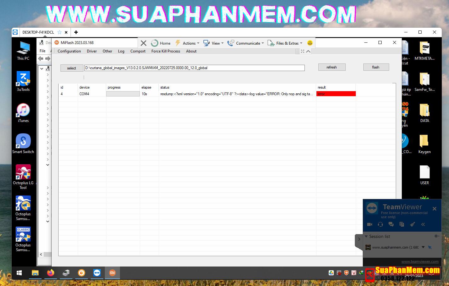 Unbrick Redmi Note 9s Auth flash server