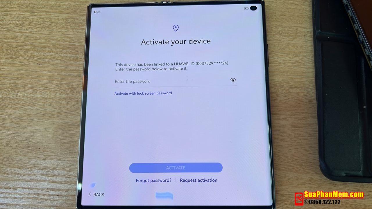 Huawei Mate Xs 2 PAL-AL00 xoá Huawei ID