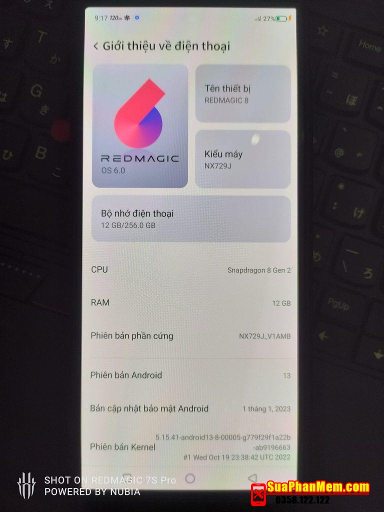 Red Magic 8 Pro NX729J treo fastboot unbrick fix dead boot