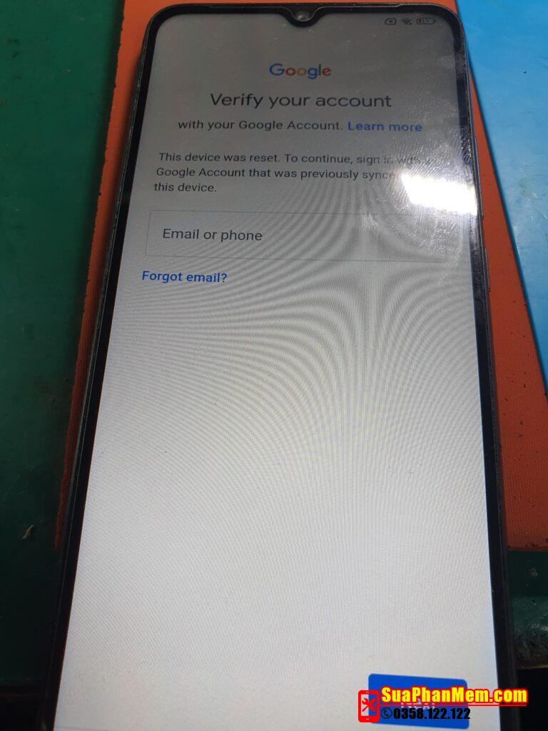 Xoá tài khoản Google Xiaomi Redmi 10c (fog) frp bypass