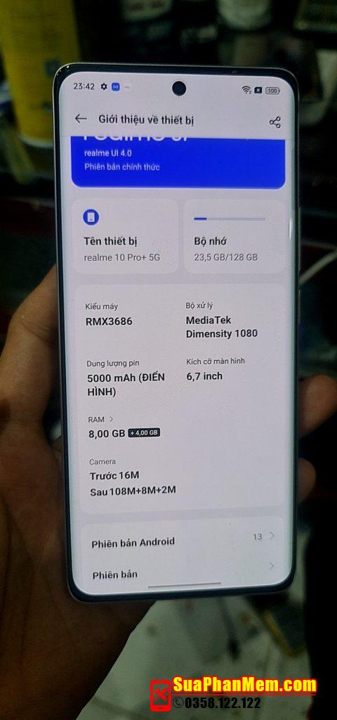 Up rom quốc tế Realme 10 Pro Plus xoá app rác