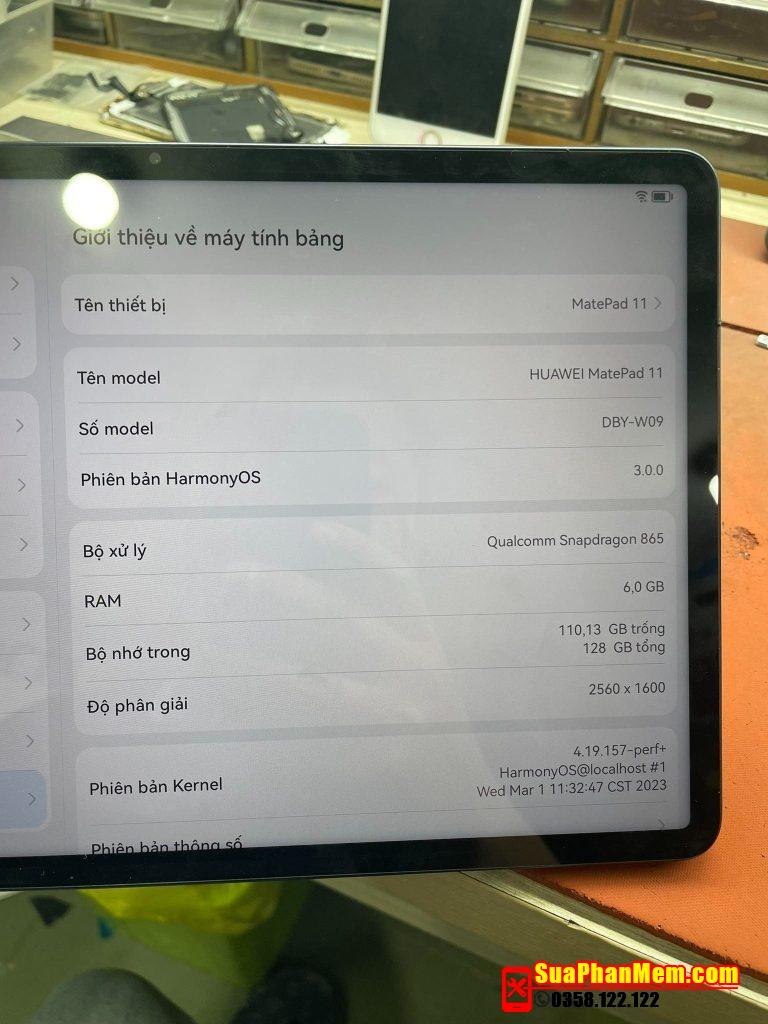 Huawei MatePad 11 xoá tài khoản ID | DBY-W09 Chip is Damaged