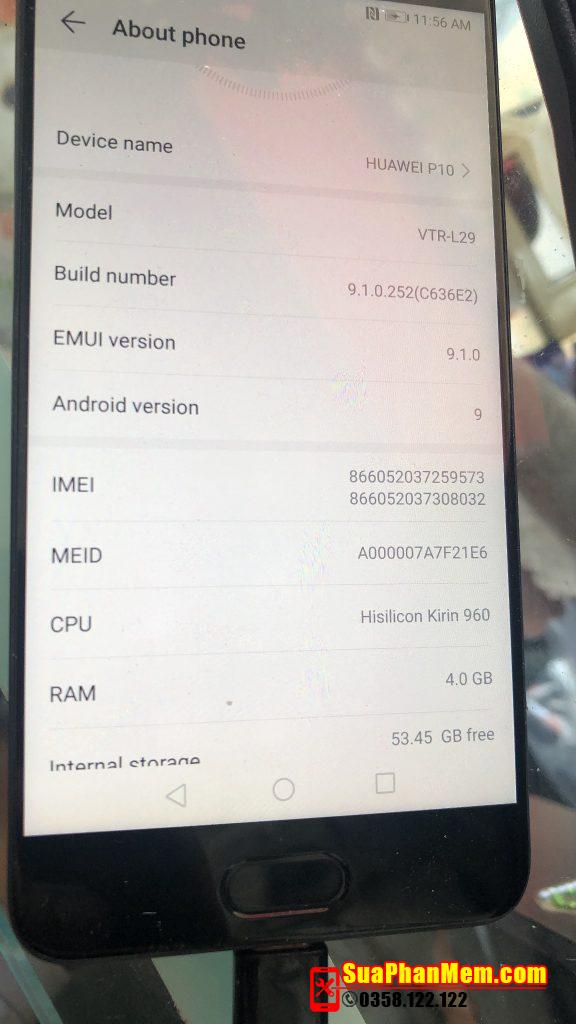 Huawei P10 VTR-AL00 Huwei ID & convert global