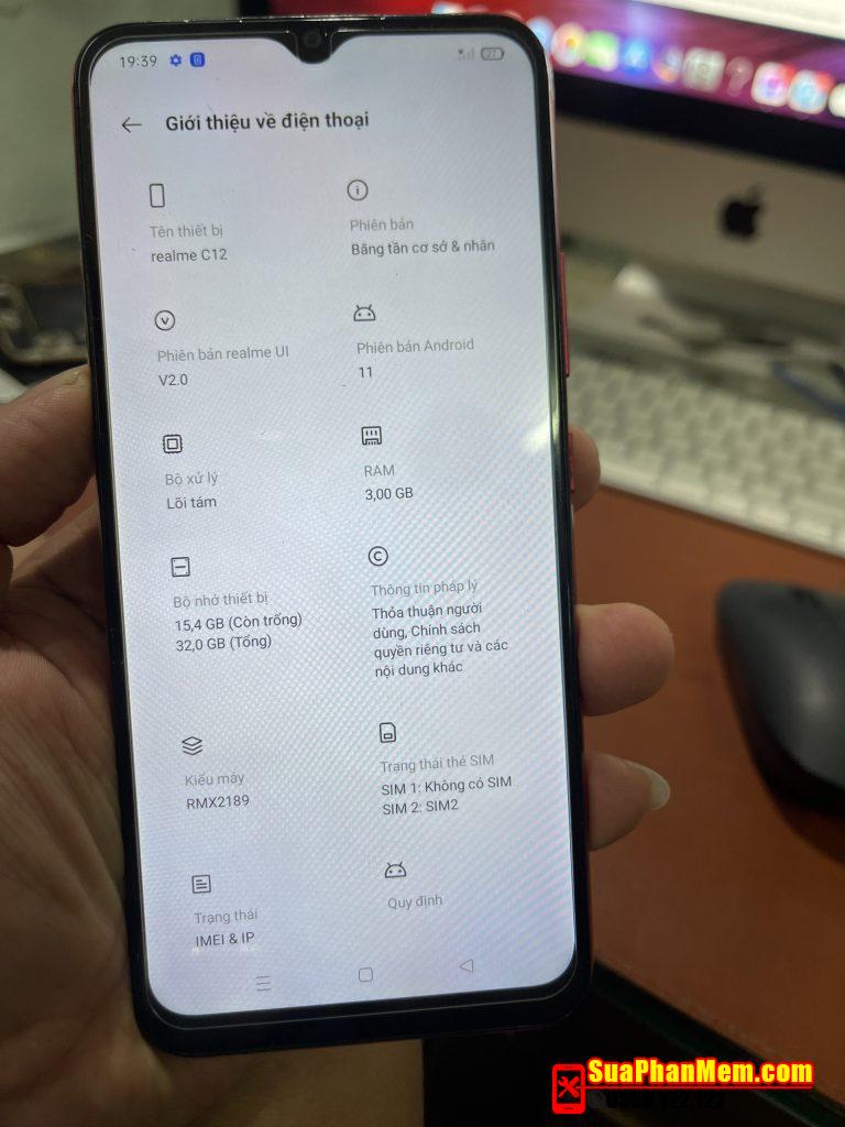 Realme C12 mở mạng | Unlock sim RMX2189 Dtac, True Thái Lan