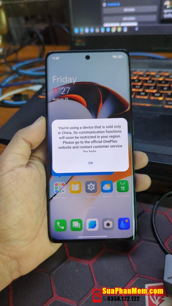 Mở mạng Oneplus Ace 2 | PHK110 unlock network