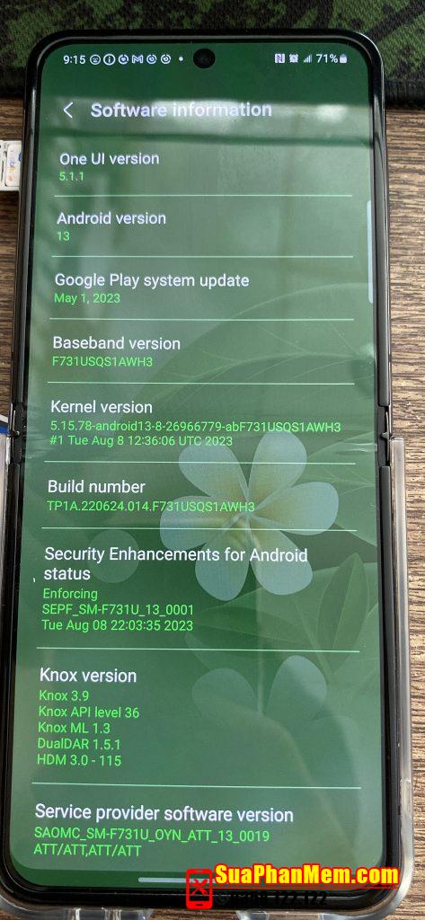 Mở mạng Samsung Galaxy Z Flip 5 | F731U unlock network