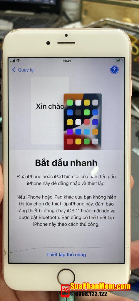 Bypass nghe gọi iPhone 6S Plus IOS 15.7.9 hello screen ok