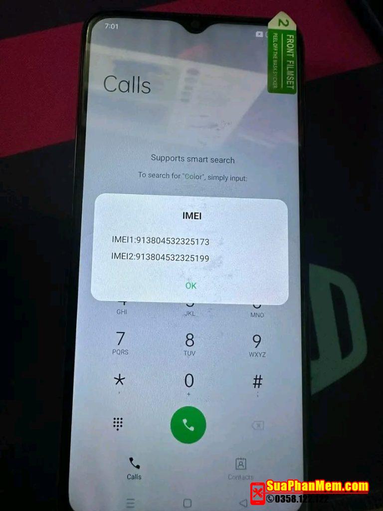 Oppo A57 CPH2387 mất imei repair fix thành công