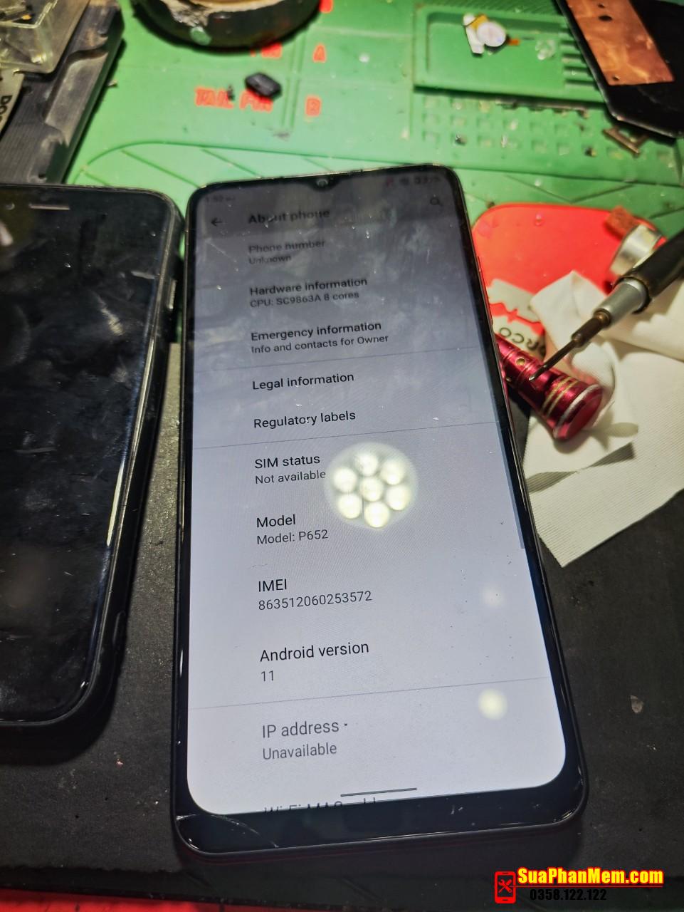 Mở Mạng ZTE Optus X Tap 2 | Optus P652 Unlock Network - Suaphanmem.com