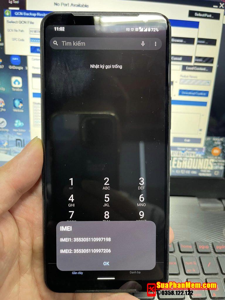 ROG Phone 3 mất imei repair fix ok
