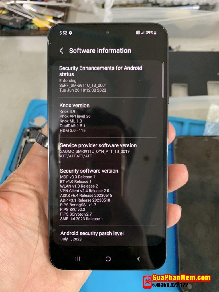 Mở mạng Samsung S23 S911U nhà mạng ATT xách tay Mỹ