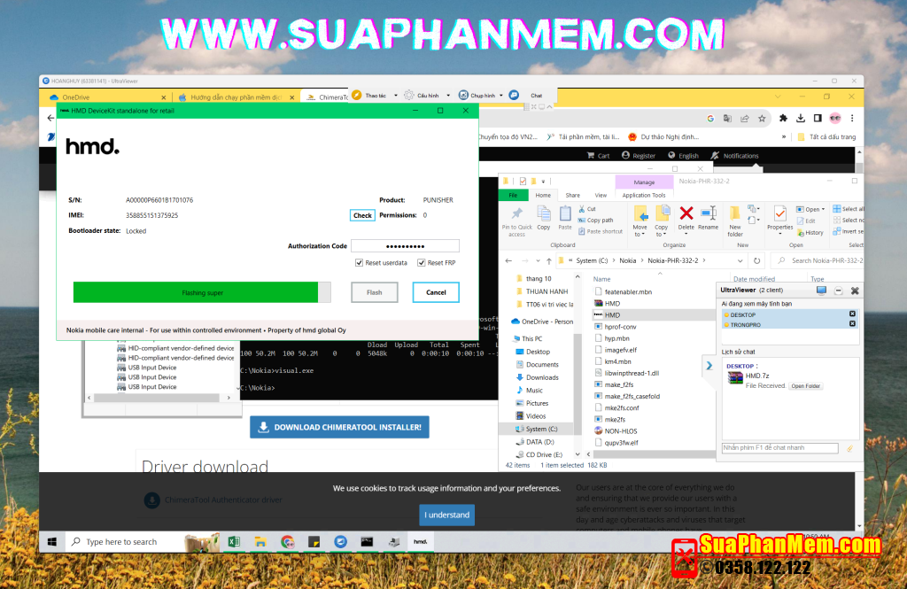 Up rom Nokia G50 treo logo fastboot unbrick