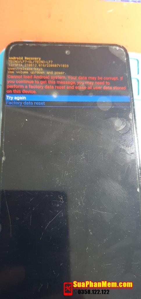 Tecno Pova 3 (LF7) lỗi tool dl image fail fix ok