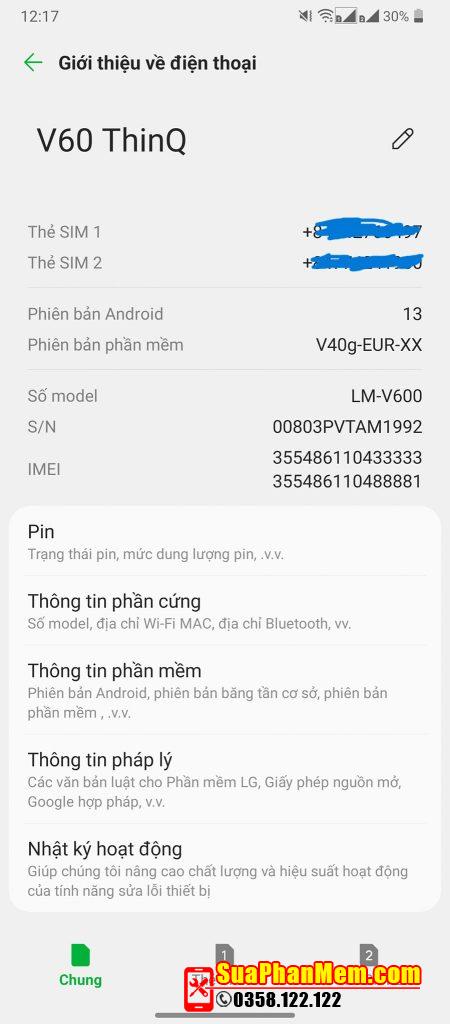 Nâng cấp 2 sim LG V60 ThinQ | Make dual sim LG V600