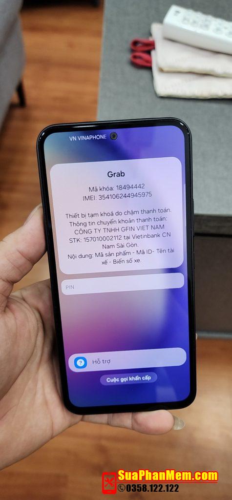 Xoá Grab Samsung A54 trả góp | Thanh toán cước Galaxy A546E