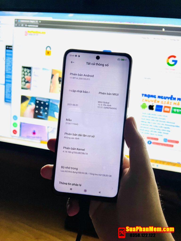 Repair imei Poco X3 GT (chopin) mất imei do up rom