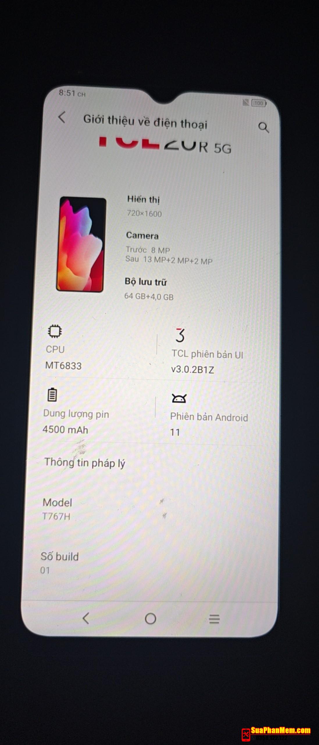 TCL T767H nâng cấp 2 sim | TCL 20R 5G make dual imei sim