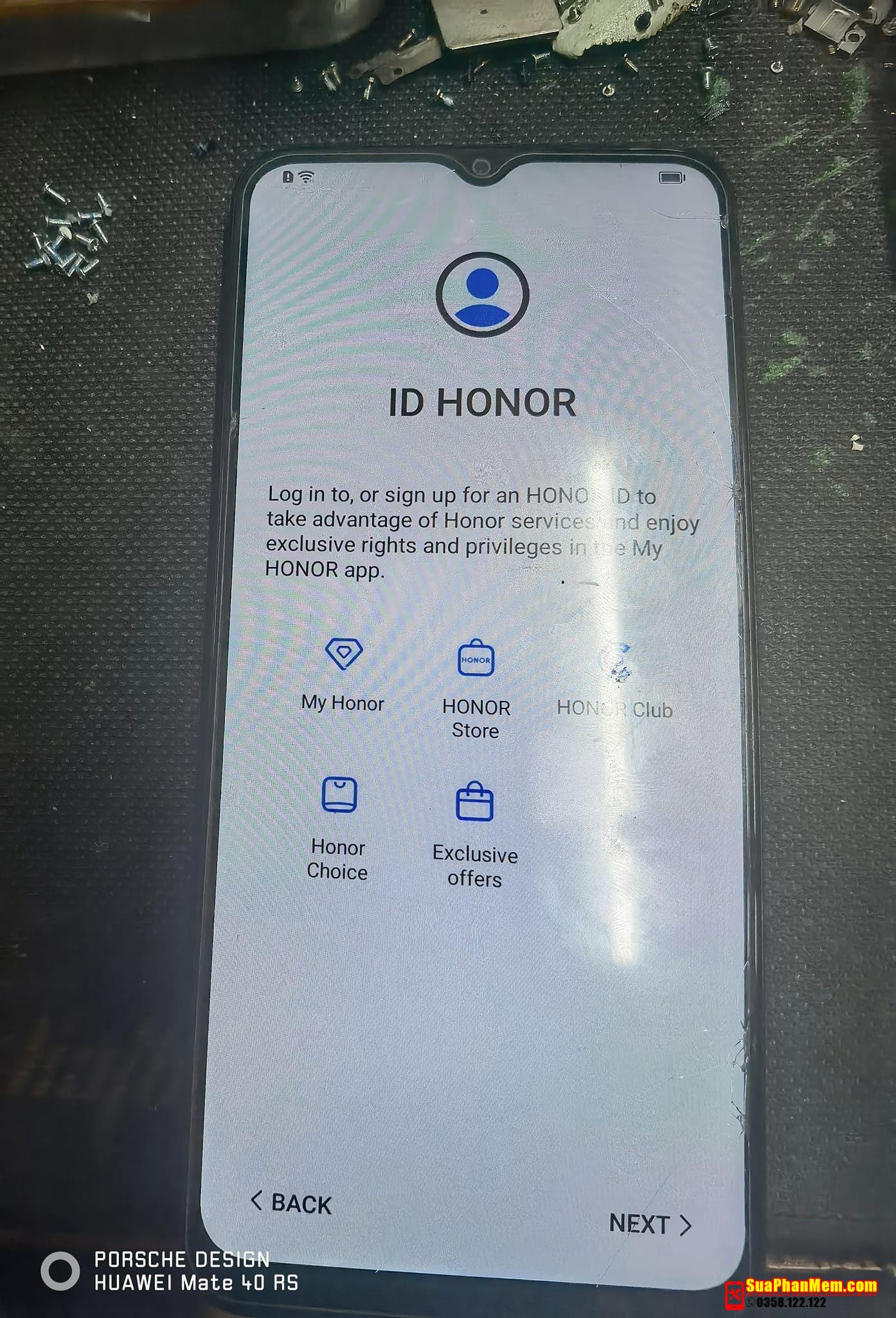 Xoá tài khoản Huawei ID Honor Play 5T KOZ-AL40 Unisoc T610