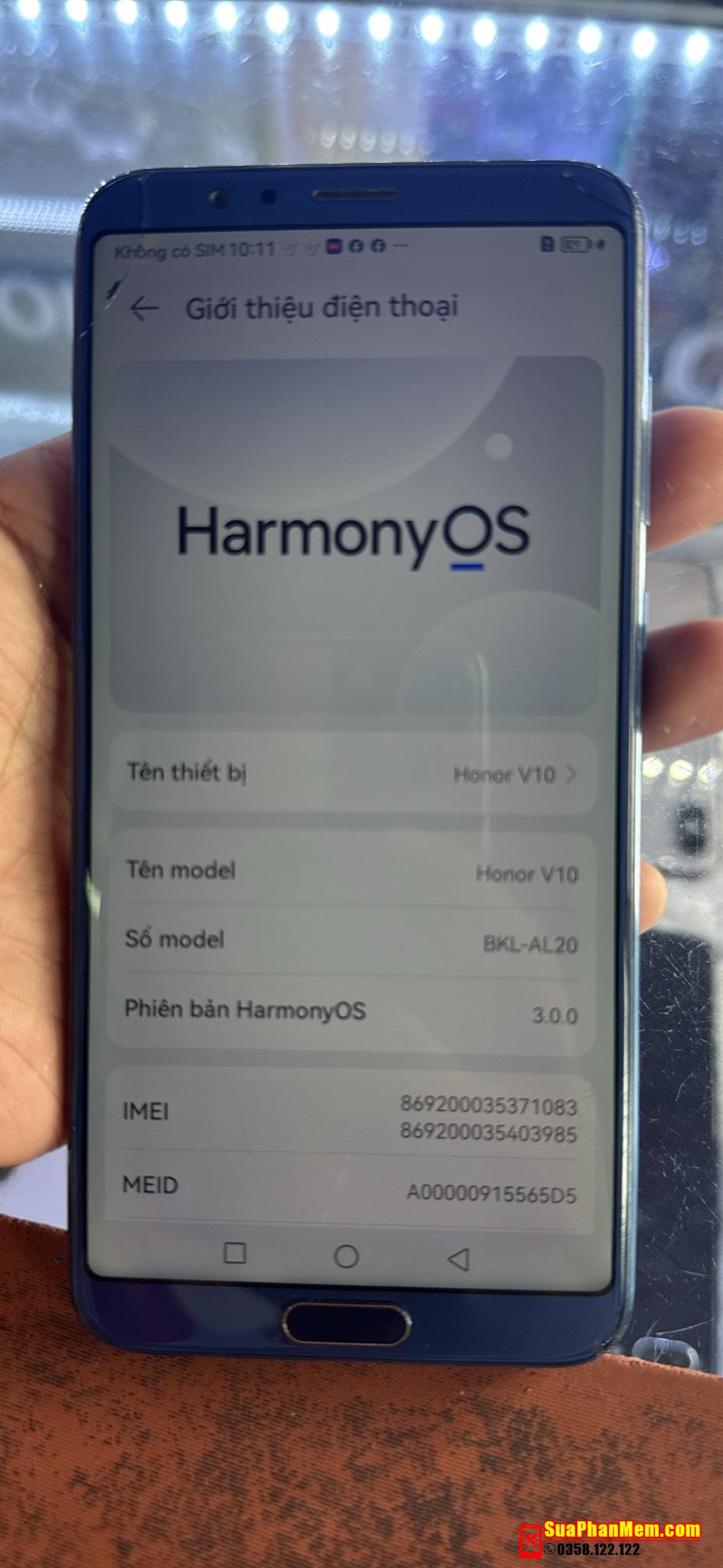 Up rom quốc tế Honor V10 BKL-AL20