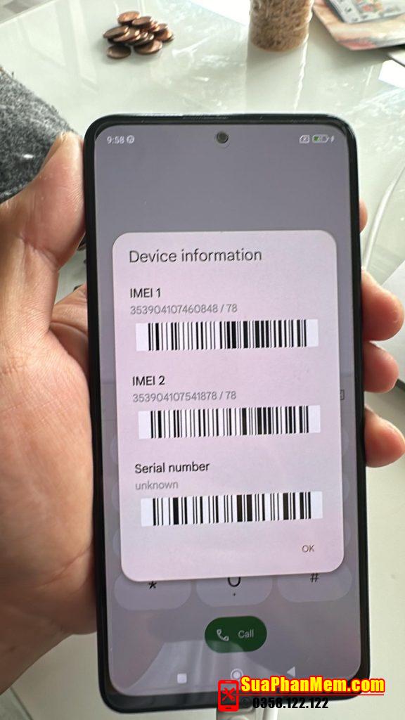 Repair imei Xiaomi Redmi Note 11 Pro Viva