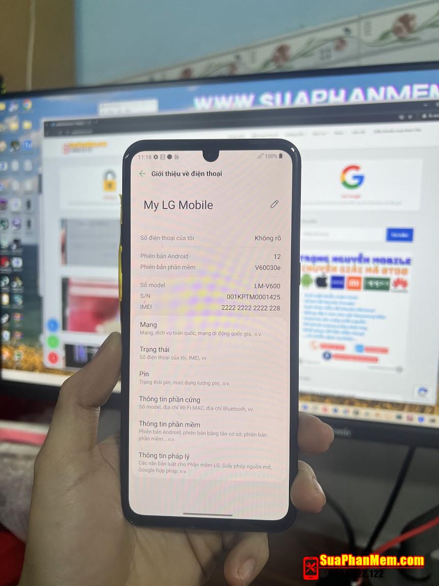 Repair imei LG V60 | LG V600 mất imei beseband