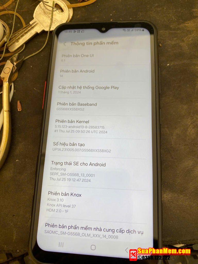 Bypass ẩn Knox Samsung XCover 7 G556B