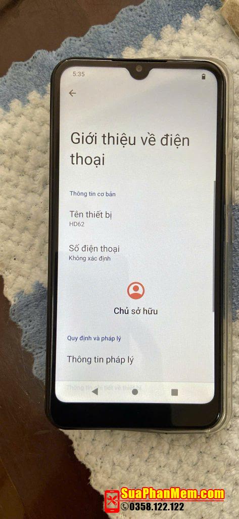 Mở mạng Vortex HD62 bị khoá sim