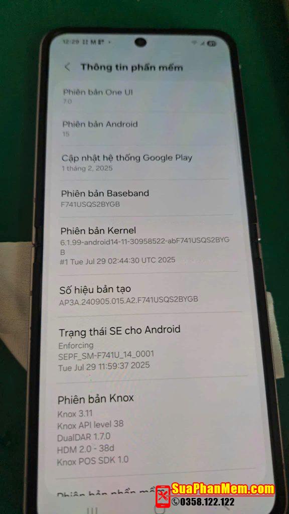 Mở mạng Samsung Galaxy Z Flip 6 F741U T-Mobile