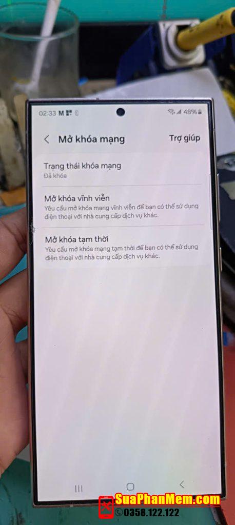 Mở mạng Samsung Galaxy S24 Ultra S928U T-Mobile