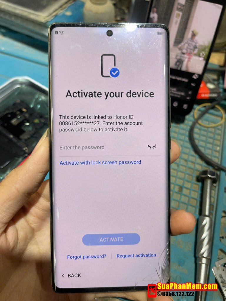 Xoá tài khoản Honor 60 SE GIA-AN00 khoá kích hoạt