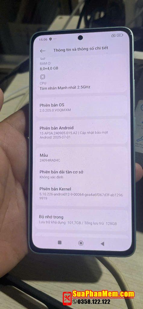 Fix imei Redmi Note 14 5G (beryl) beseband không xác định do up rom HyperTN MiuiTN